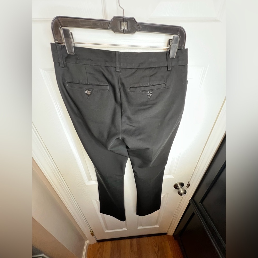 Express Women’s 4 Reg Solid Black Bootcut Twill T… - image 6